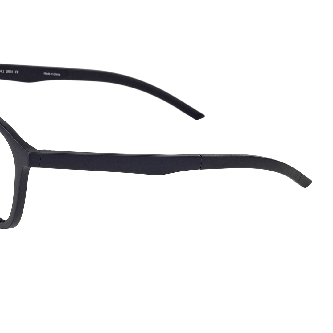 OWNDAYS | MOVE Matte Black Full Rim Wellington left side
